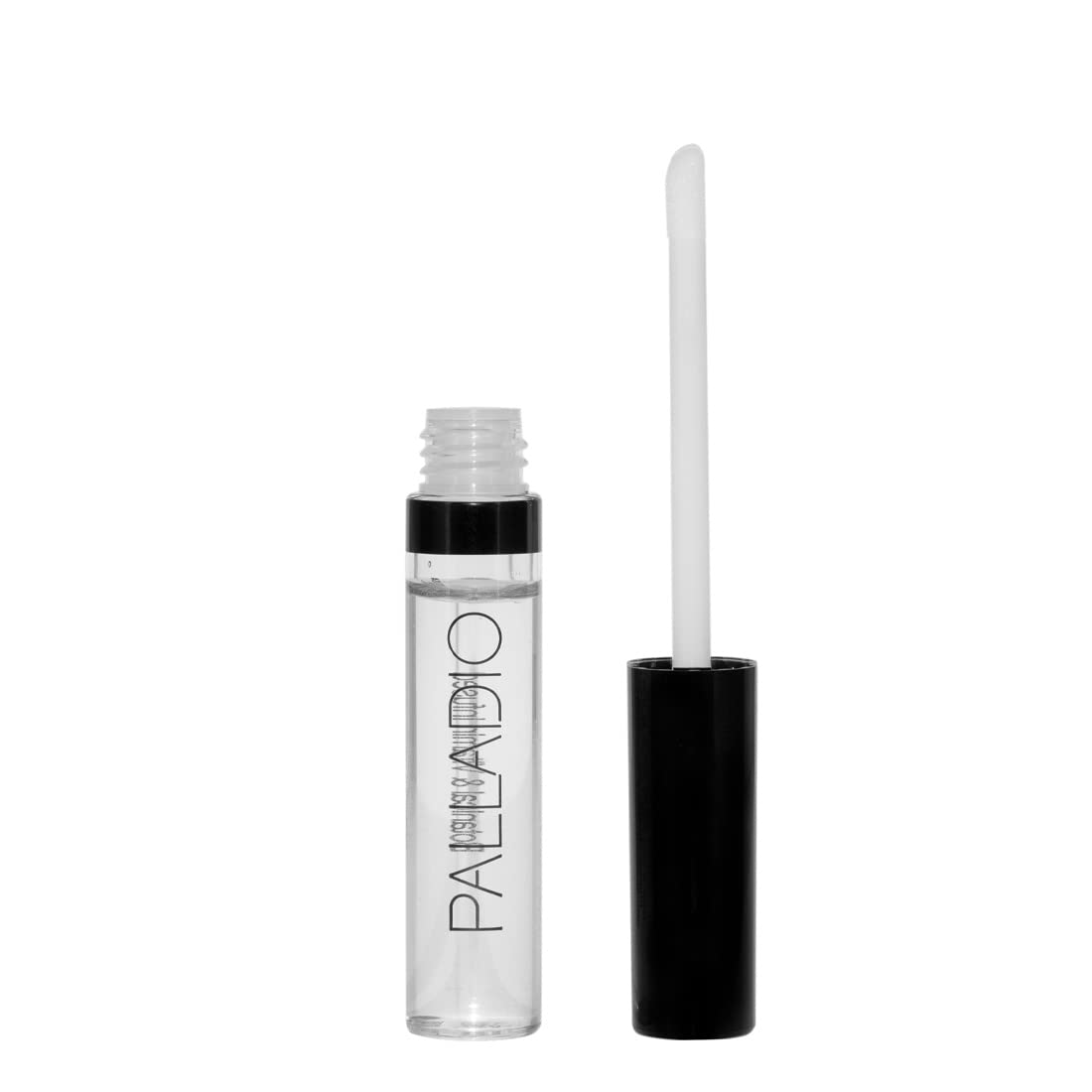 Palladio Lip Gloss, Clear, Non-Sticky Lip Gloss, Contains Vitamin E and Aloe, Offers Intense Color and Moisturization, Minimizes Lip Wrinkles, Softens Lips with Beautiful Shiny Finish
